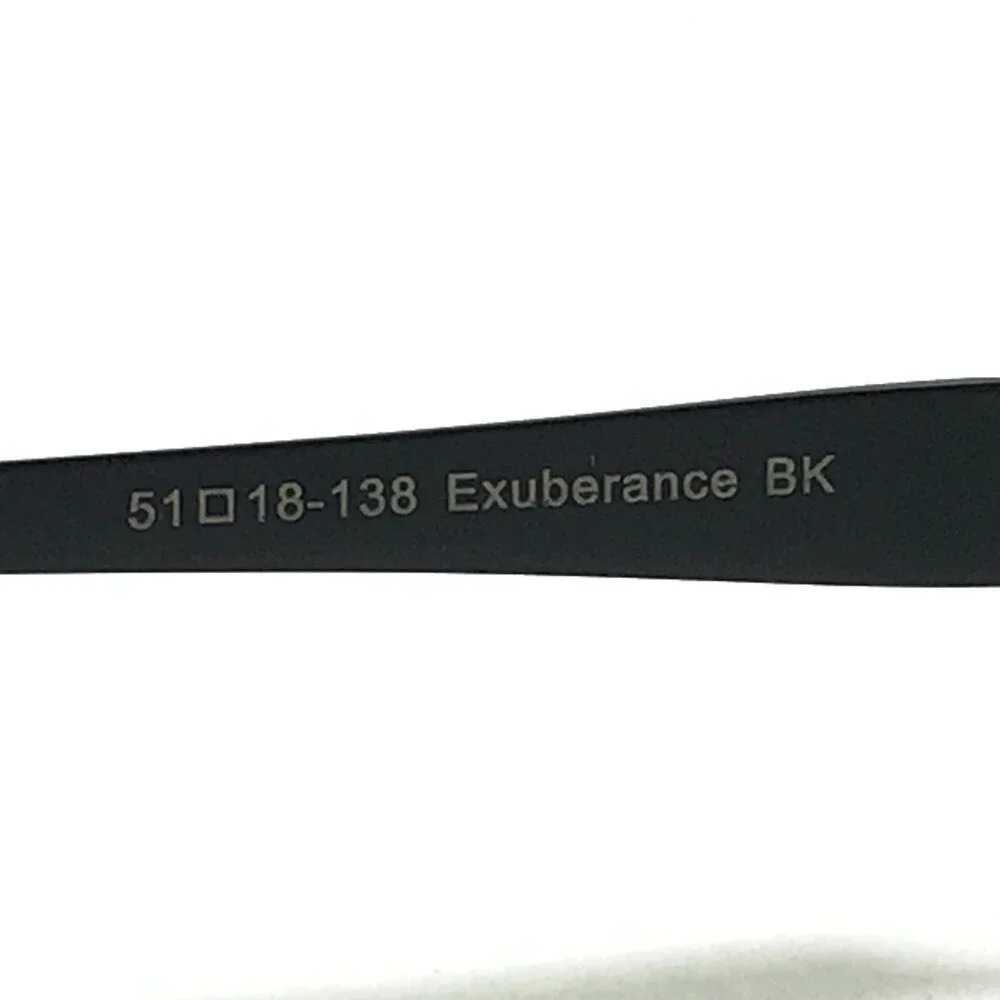 Vera Wang Luxe Eyeglasses Frames Exuberance BK Black Round Half Rim 51-18-138